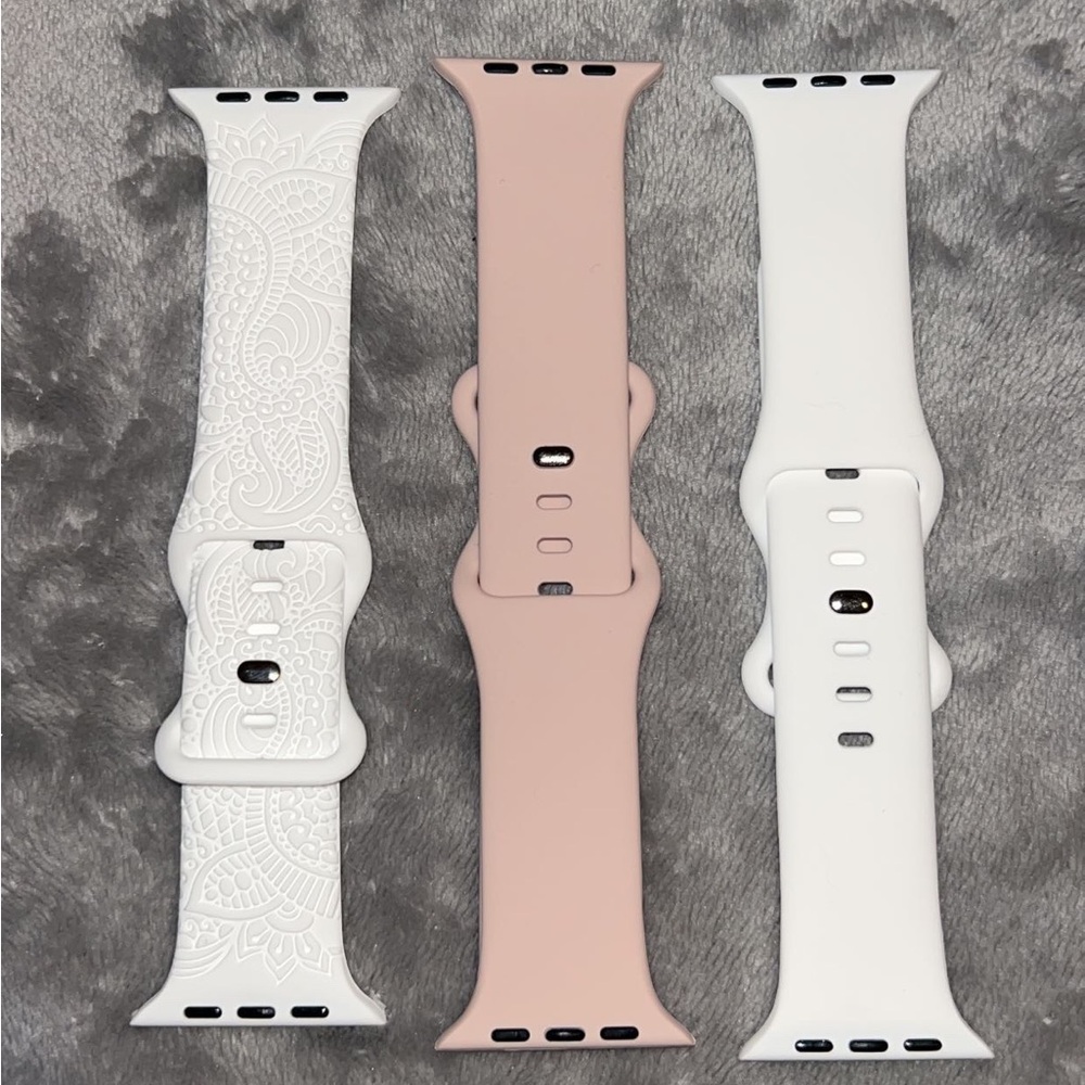 3 NEW 42/44/45mm apple watch bands!
